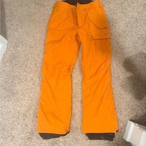 Burton Black and Orange Snow Pants